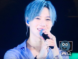  SHINee Taemin Silver Blue Hair SHINee World V in Hong Kong 2017