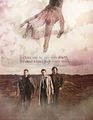Sam, Dean and Castiel - supernatural fan art