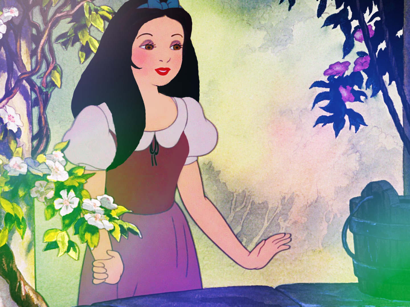 Snow White with long hair - Disney Princess Fan Art (40497900) - Fanpop
