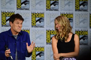  Amy and Stephen at the Gifted Comic Con 2017 Panel