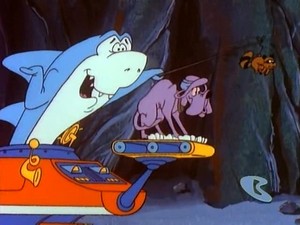  Buford and Jabberjaw from Yogi's l’espace Race