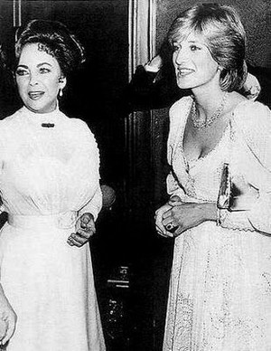  Diana And Dame Elizabeth Taylor