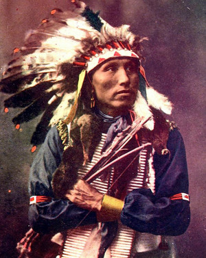  James Lone Elk, nephew of Old American Horse (Oglala Lakota) Early 1900s (Colorado)