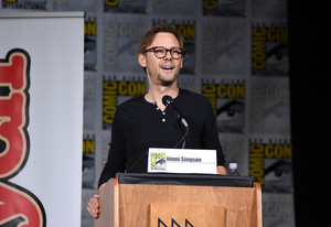  Jimmi Simpson Moderating the 'Psych: The Movie' Panel @ SDCC 2017