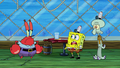 spongebob-squarepants - Mr Krabs, Spongebob and Squidward wallpaper wallpaper