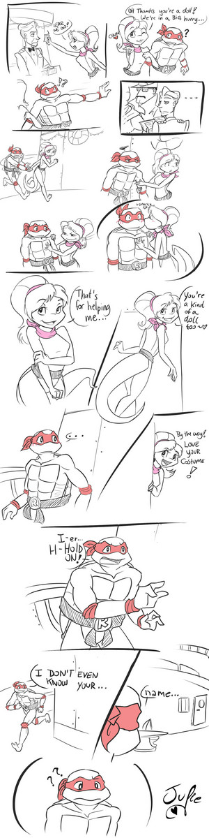  Raphael meets his match short comic