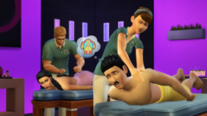  The Sims 4: Spa Tag