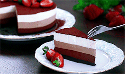  Triple chocolat mousse Cake