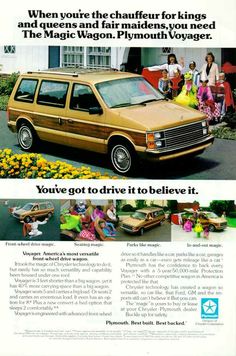  Promo Ad For 1985 Plymouth Voyager