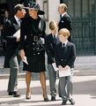 Funeral Services For Diana's Father Back In 1992 - princess-diana photo