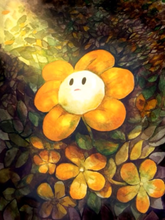 Pictures Of Flowey From Undertale Wallpaper For You His background is known, but not truly explained by the end of the pacifist timeline. wallpaper for you