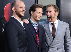 Alexander, Gustaf and Bill Skarsgård at It Movie Premiere