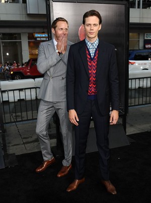  Alexander and Bill Skarsgård at It Movie Premiere