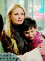 Emma with Henry at Granny's - once-upon-a-time fan art