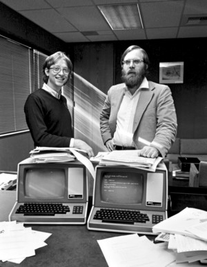  Microsoft Co-Founders, Bill Gates And Paul Allen