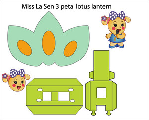  Miss La Sen 3 petal lotus lantern