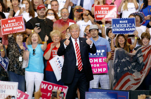 President Trump Holds Rally In Phoenix, Arizona - August 22, 2017