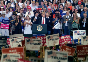 President Trump Holds Rally In Phoenix, Arizona - August 22, 2017