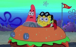  Spongebob and Patrick karatasi la kupamba ukuta