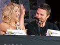 Stephen and Emily @ SDCC 2017  - stephen-amell-and-emily-bett-rickards photo