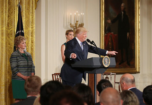 Trump Attends a Small Business Event at the White House - August 1, 2017