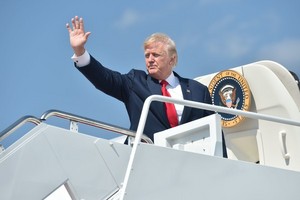  Trump Departs White House for Bedminster, NJ Vacation - August 4, 2017