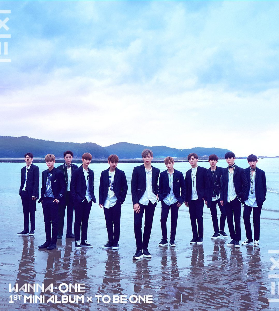 Wanna One 1st Mini Album Cover Sky Ver Wanna One Photo Fanpop