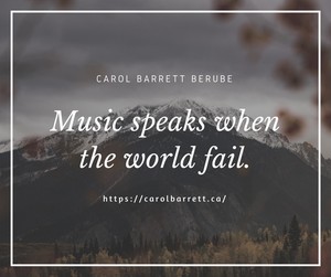  Musica - Carol Barrett Canada