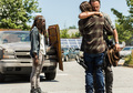 8x01 ~ Mercy ~ Michonne, Carl and Rick - the-walking-dead photo