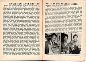Article Pertaining To Shooting Of Sam Cooke 