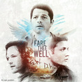 Castiel, Sam and Dean - supernatural fan art