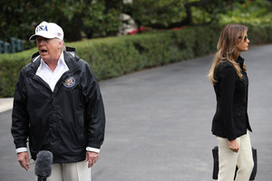Donald and Melania Departs White House for Florida - September 14, 2017