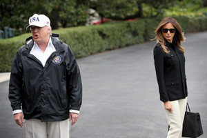 Donald and Melania Departs White House for Florida - September 14, 2017