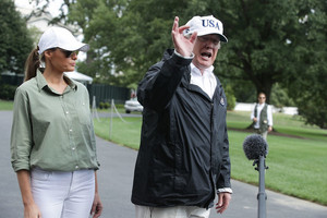 Donald and Melania Return to White House - September 14, 2017