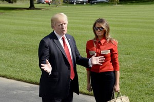Donald and Melania Return to the White House - September 10, 2017