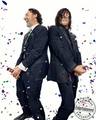 EW: Dead and Loving it! ~ Norman Reedus and Andrew Lincoln - the-walking-dead photo