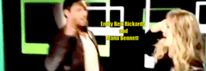 Emily Bett Rickards and Manu Bennett - Fanpop Animated Profile Banner