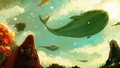 daydreaming - Flying Whales wallpaper