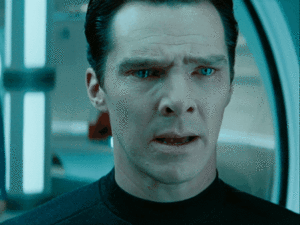  Benedict Cumberbatch as Khan in stella, star Trek Into Darkness (2013)