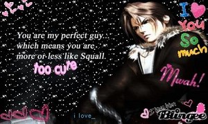 I LOVE YOU SQUALL SO MUCH TOO CUTE