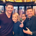 Jensen, Kelly Ripa and Ryan Seacrest - jensen-ackles photo