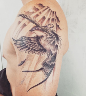  Jensen's first tattoo