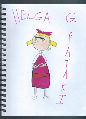  My drawing of Helga from hei Arnold
