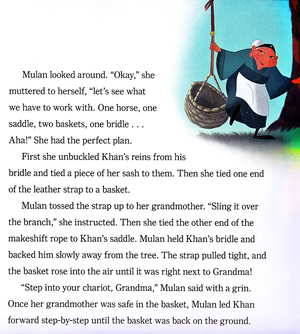  Walt Дисней Book Scans – Mulan: Khan to the Rescue (English Version)