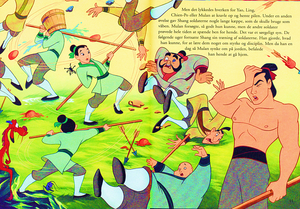  Walt 迪士尼 Book Scans – Mulan: The Story of Fa 花木兰 (Danish Version)
