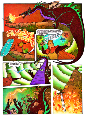  Walt ডিজনি Movie Comics – Sleeping Beauty (Danish 1995 Version)