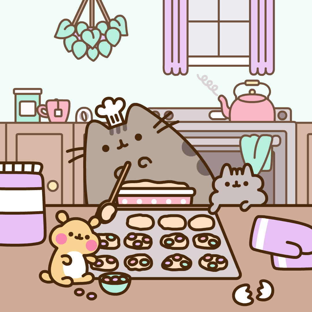baking cookies - Pusheen the Cat Photo (40745233) - Fanpop