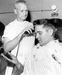 Elvis Getting His Hair Cut - elvis-presley icon