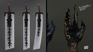 CGI and VFX Breakdown Biomutant Sword Concept and Hand