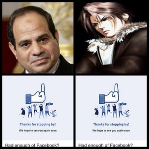  FUCK U TWO EGYPT PEOPLE HATE U ELSISI Squall Leonhart